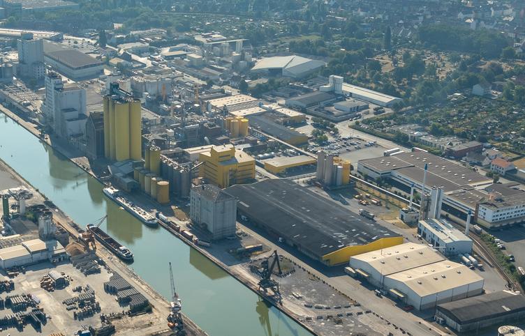 Bild vergrößern: Produktionsstandort Ölmühle Brökelmann in Hamm (Bild: Brökelmann)