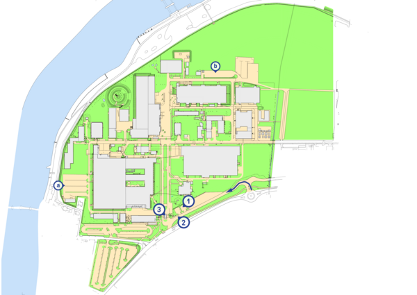 Bild vergrößern: Plan vom GETEC PARK.STEIN inklusive Nummern